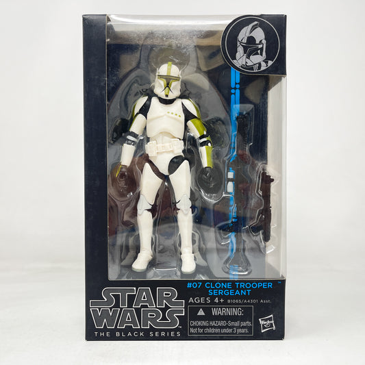 Clone Trooper Sergeant #07 - Blue Line - Hasbro Black Series (2014)