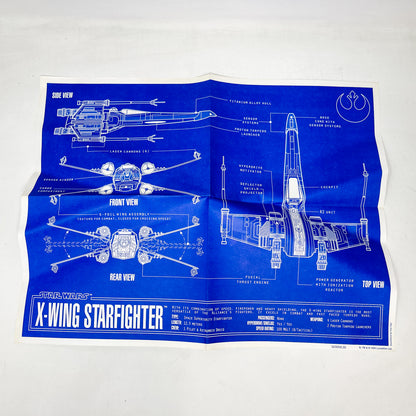 Electronic X-Wing Fighter - POTF2 Hasbro 1995 Star Was Vehicle - Open Box