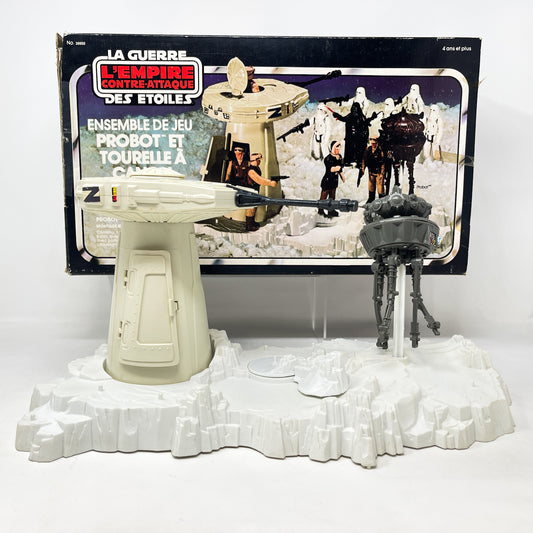 Hoth Gun Turret and Probot Playset - Complete in Canadian Box - Vintage Kenner (1980)