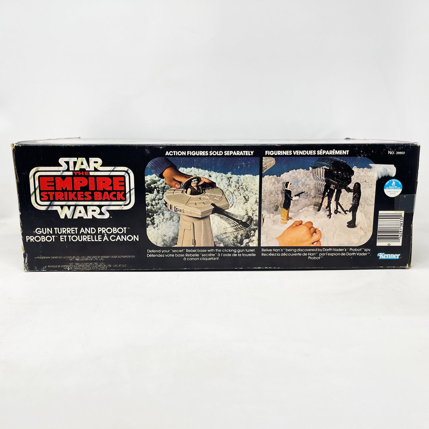 Hoth Gun Turret and Probot Playset - Complete in Canadian Box - Vintage Kenner (1980)