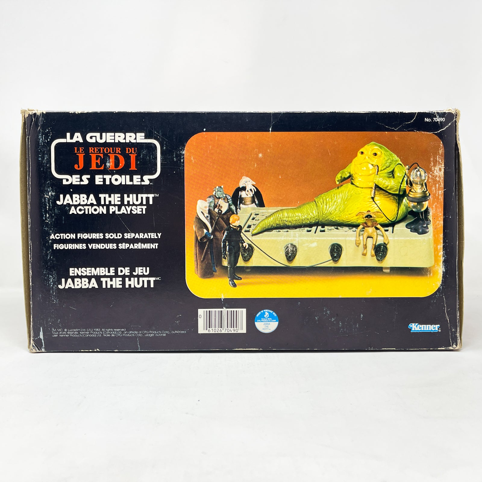 Vintage Jabba the Hutt Playset Complete in Box Star Wars Kenner