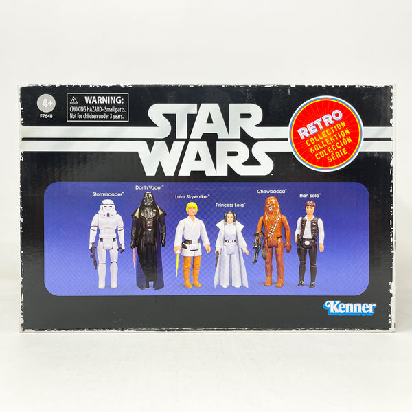 Star Wars ヴィンテージ フィギュア 6体セット Retro Collection First 12 Wave 1 - Sealed Set of 6 Hasbro Star
