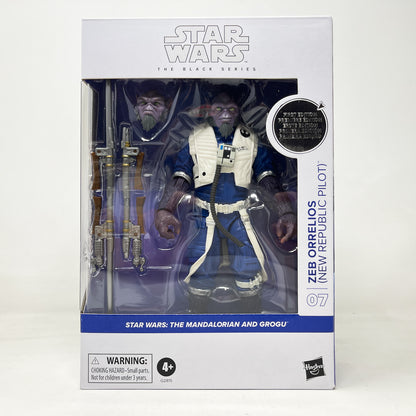 Zeb Orrelios (New Republic Pilot) WHITE BOX Deluxe - The Mandalorian and Grogu #07 - Hasbro Black Series (2026)