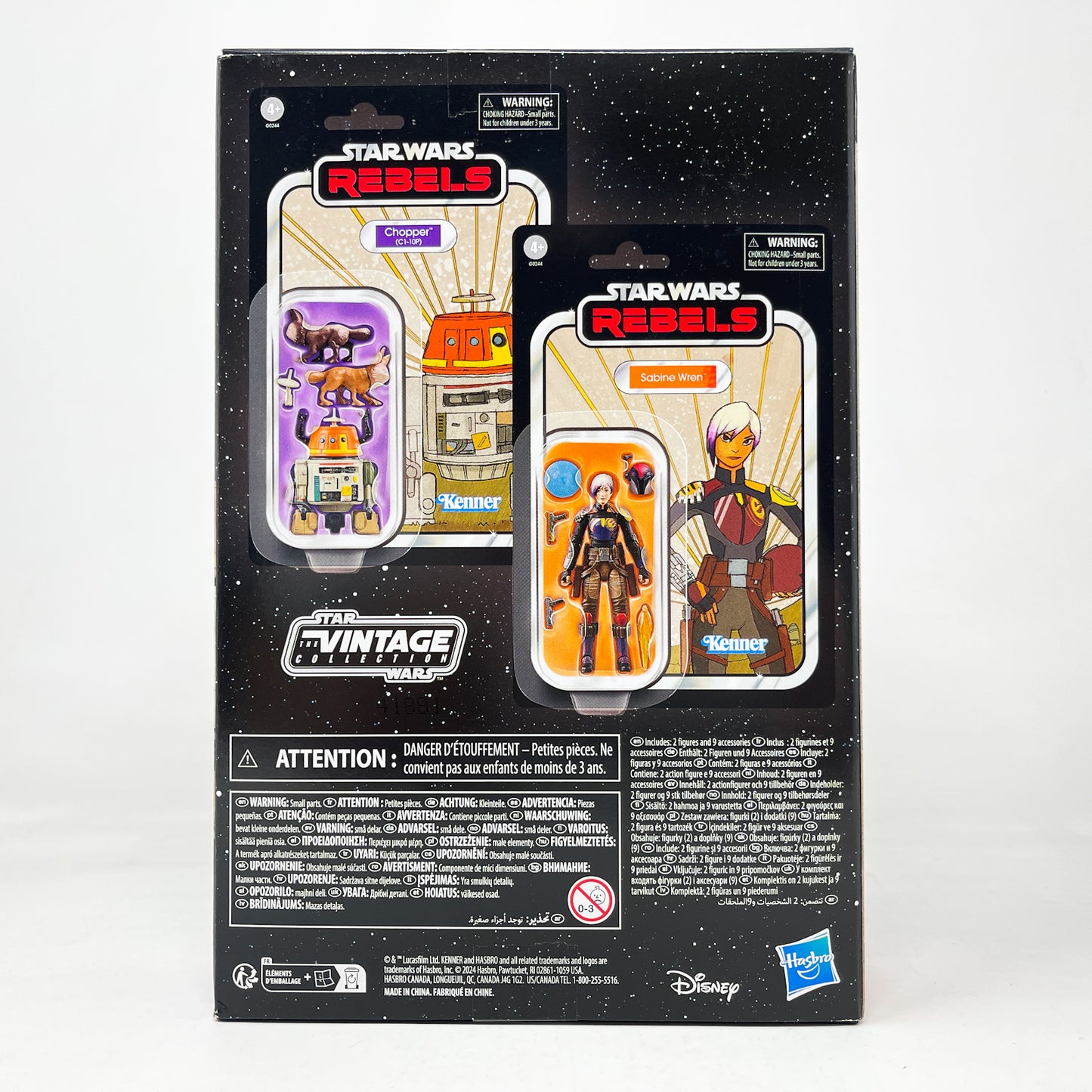 VC332 Sabine Wren & VC333 Chopper (C1-10P) 2 Pack (2024)- The Vintage Collection