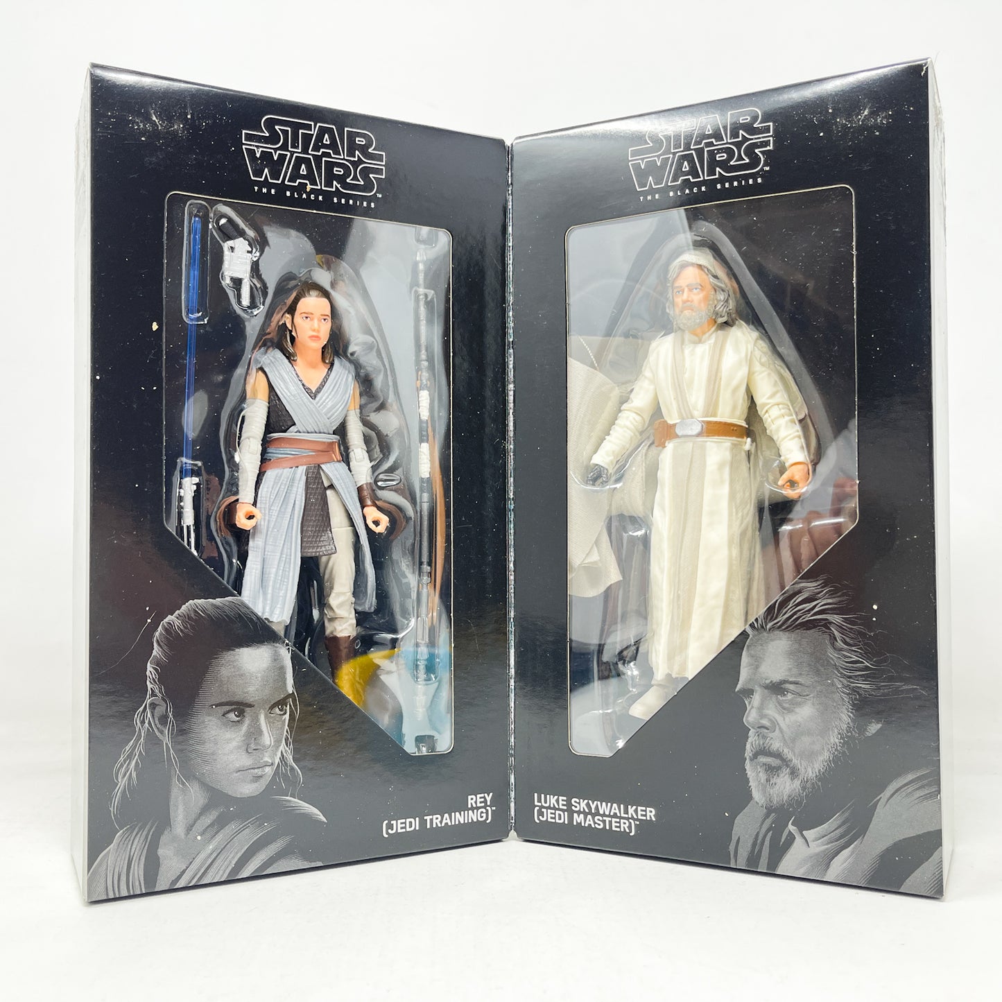 Luke Skywalker & Rey Jedi Master and Training (SDCC) - Hasbro Black Series (2017)
