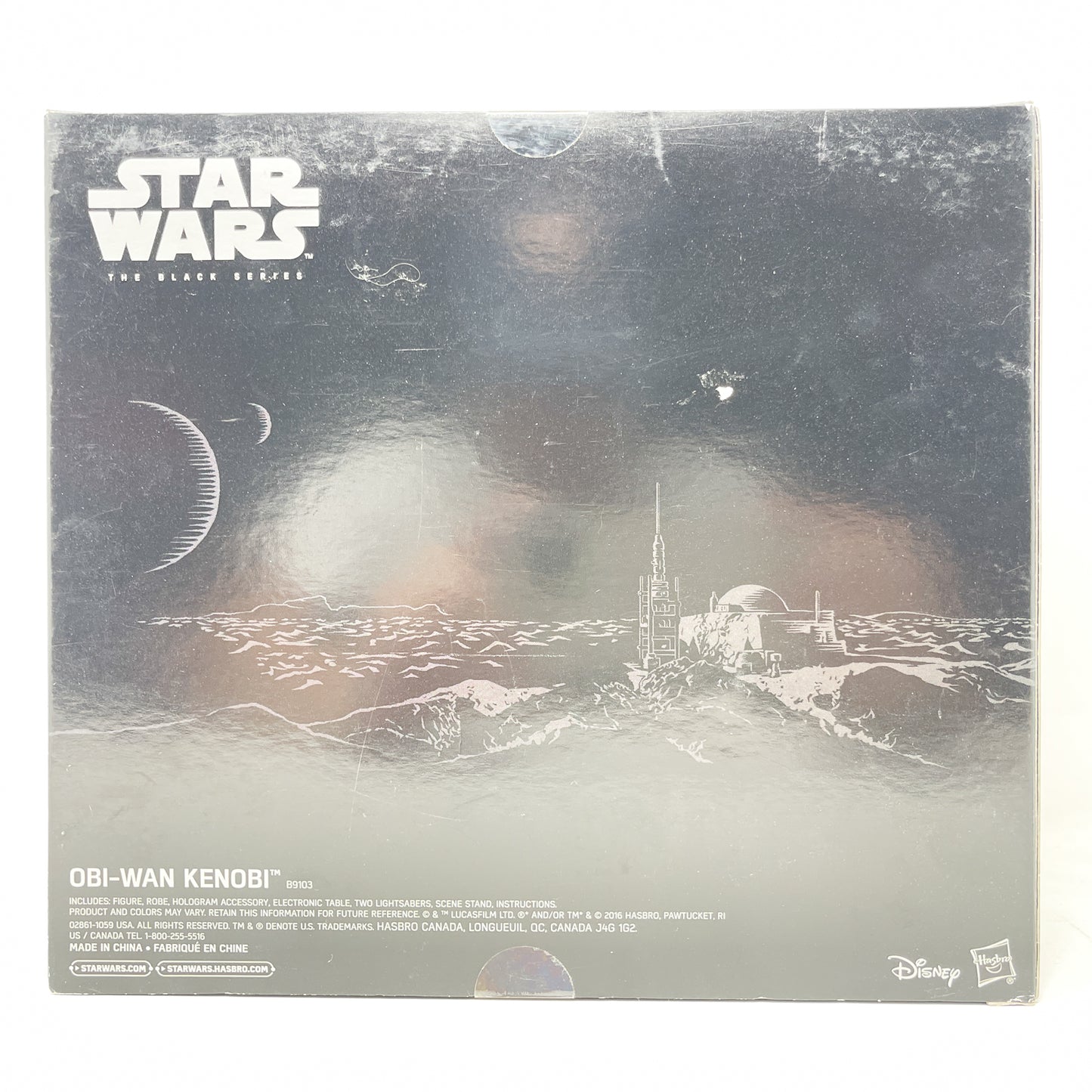 Obi-Wan Kenobi with Leia Hologram Table (SDCC 2016) - Hasbro Black Series (2016)