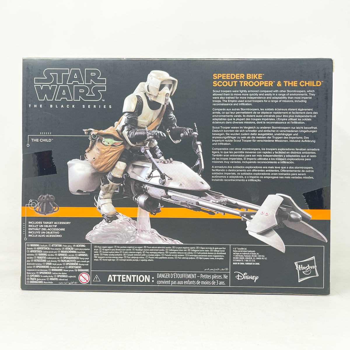 Speeder Bike Scout Trooper and The Child - Hasbro Black Series (2020)
