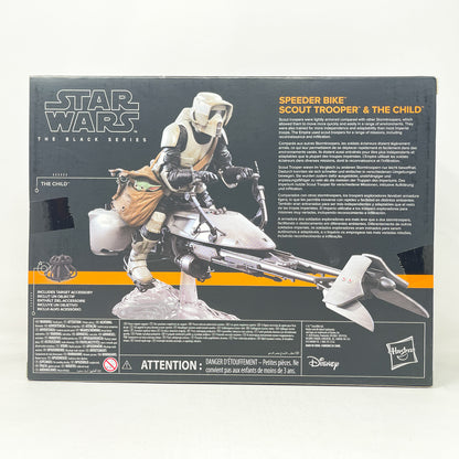 Speeder Bike Scout Trooper and The Child - Hasbro Black Series (2020)