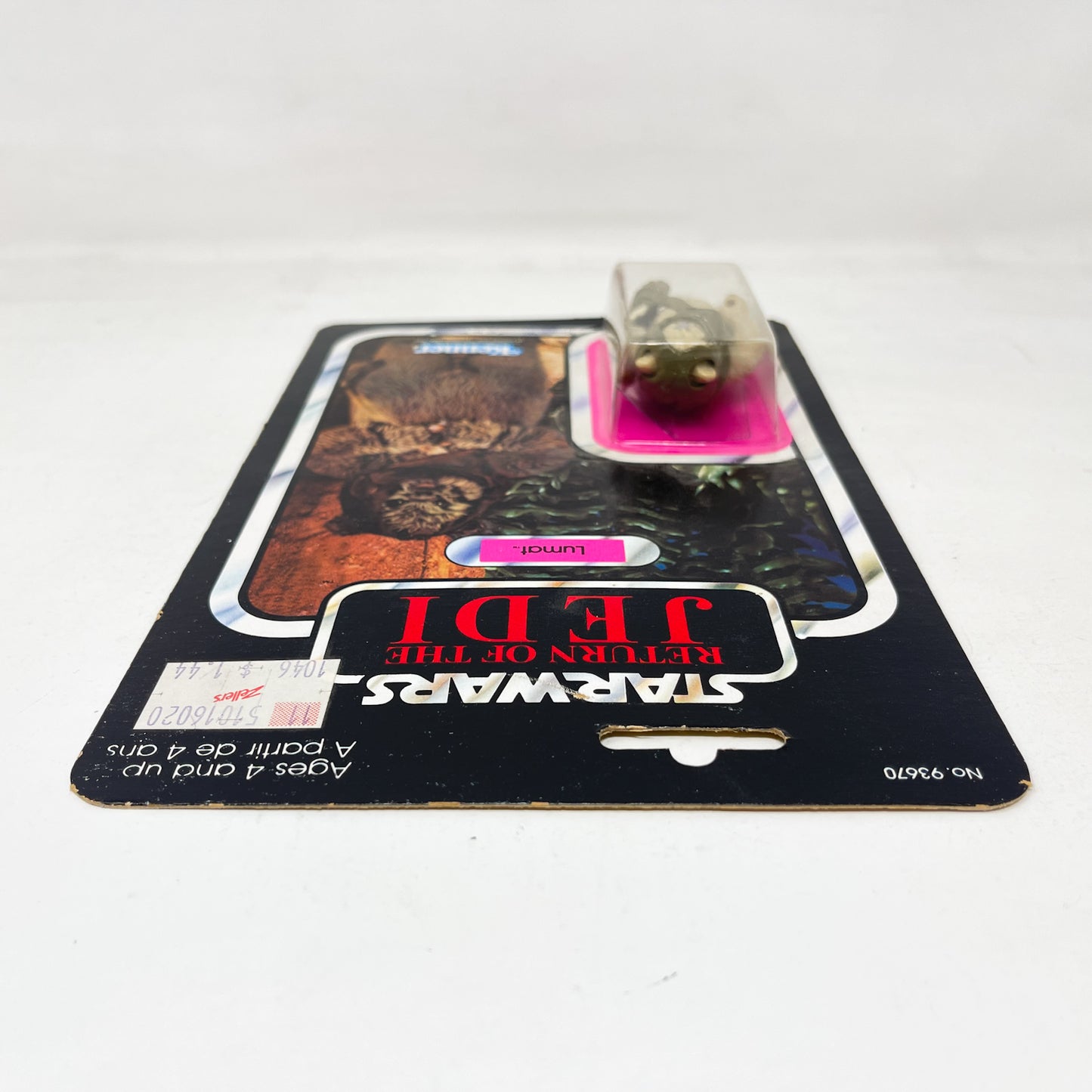 Lumat on ROTJ 77-back Kenner Canada - Mint on Card - Vintage Star Wars 1984