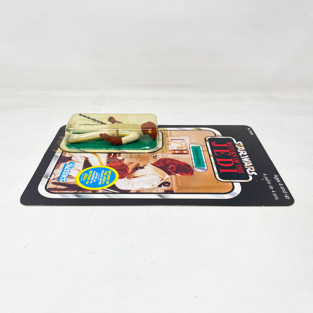 Admiral Ackbar ROTJ 65A Canadian - Mint on Card - Vintage Kenner 1983