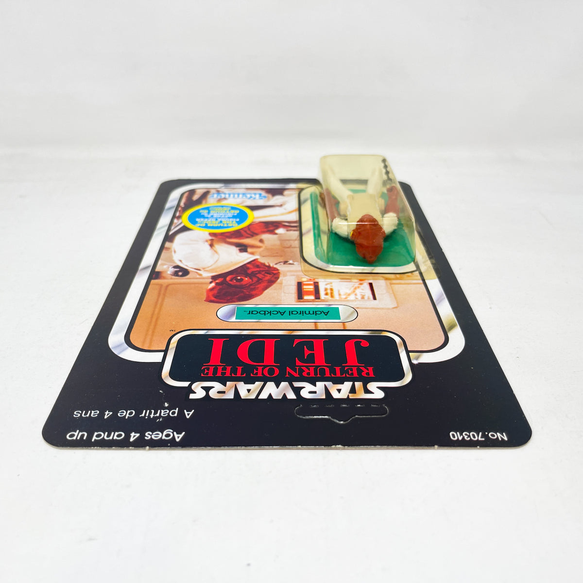 Admiral Ackbar ROTJ 65A Canadian - Mint on Card - Vintage Kenner 1983