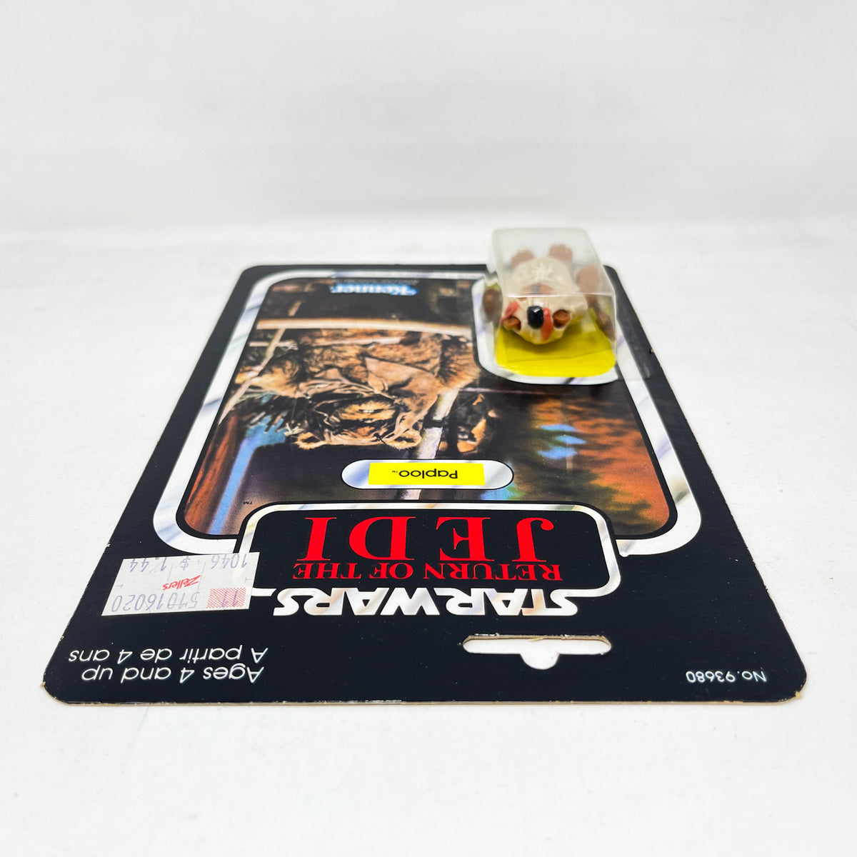 Paploo ROTJ 77-Back Canadian Cardback - Mint on Card - Vintage Kenner 1984