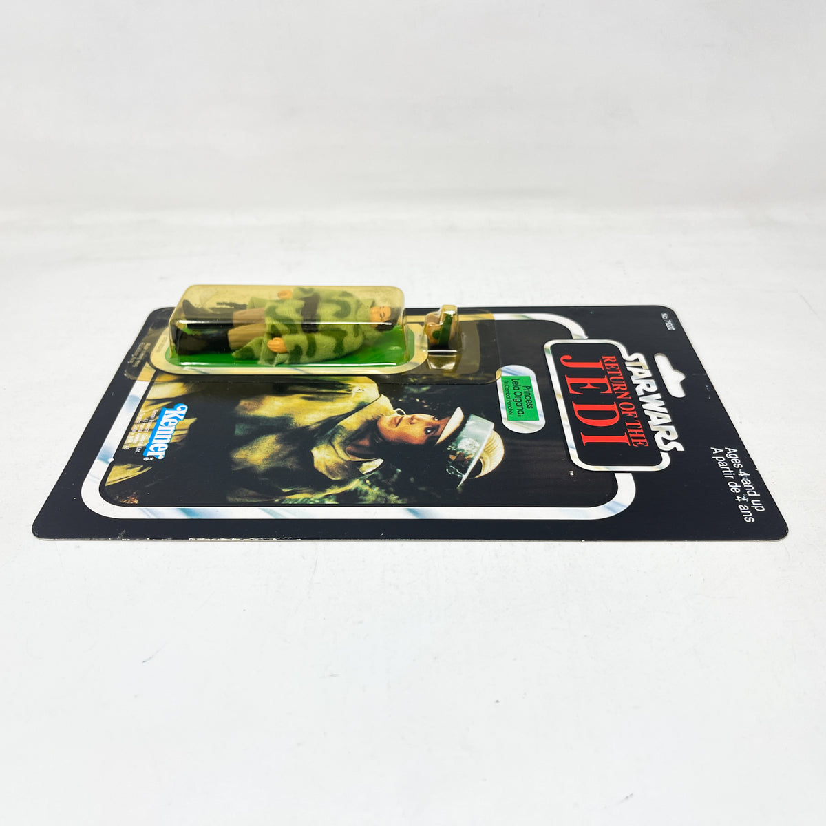 Leia in Combat Poncho (Endor) 77A Canadian - Mint on Card