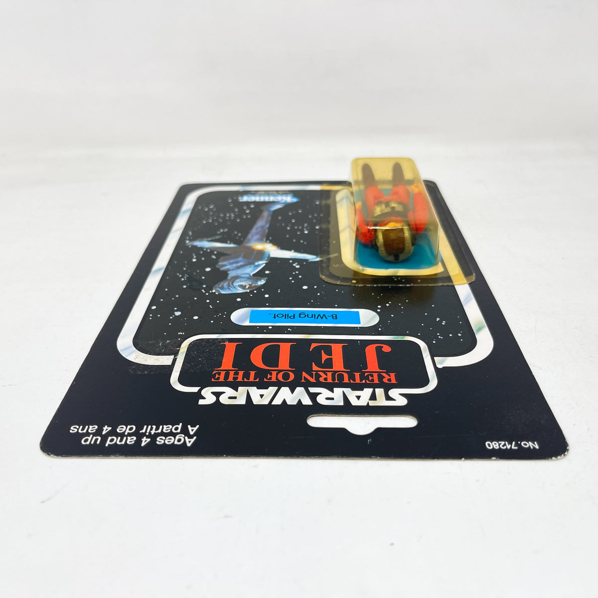 B-Wing Pilot Canadian ROTJ 77A Back - Mint on Card
