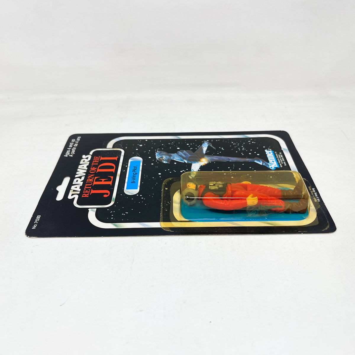 B-Wing Pilot Canadian ROTJ 77A Back - Mint on Card