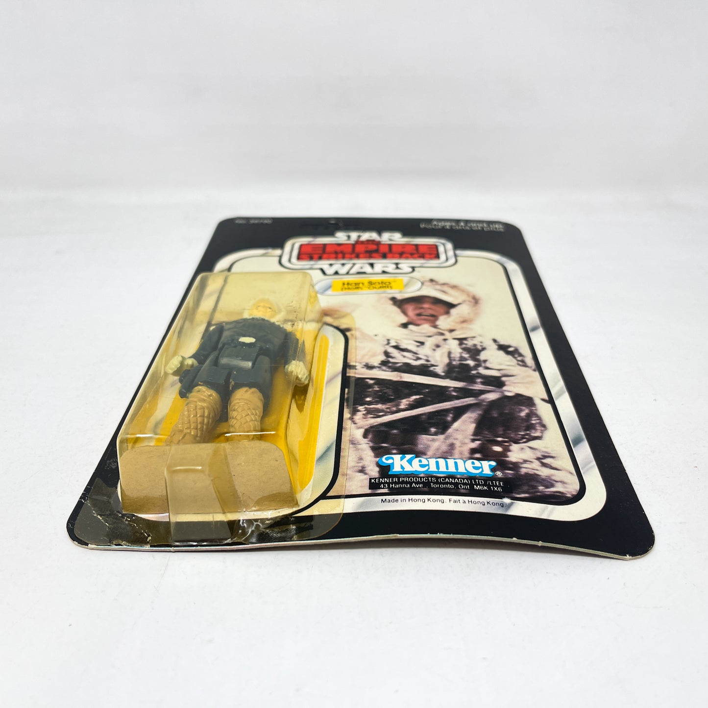Han Solo (Hoth Outfit) on ESB 31A Canadian Cardback - Mint on Card - Vintage Kenner 1980