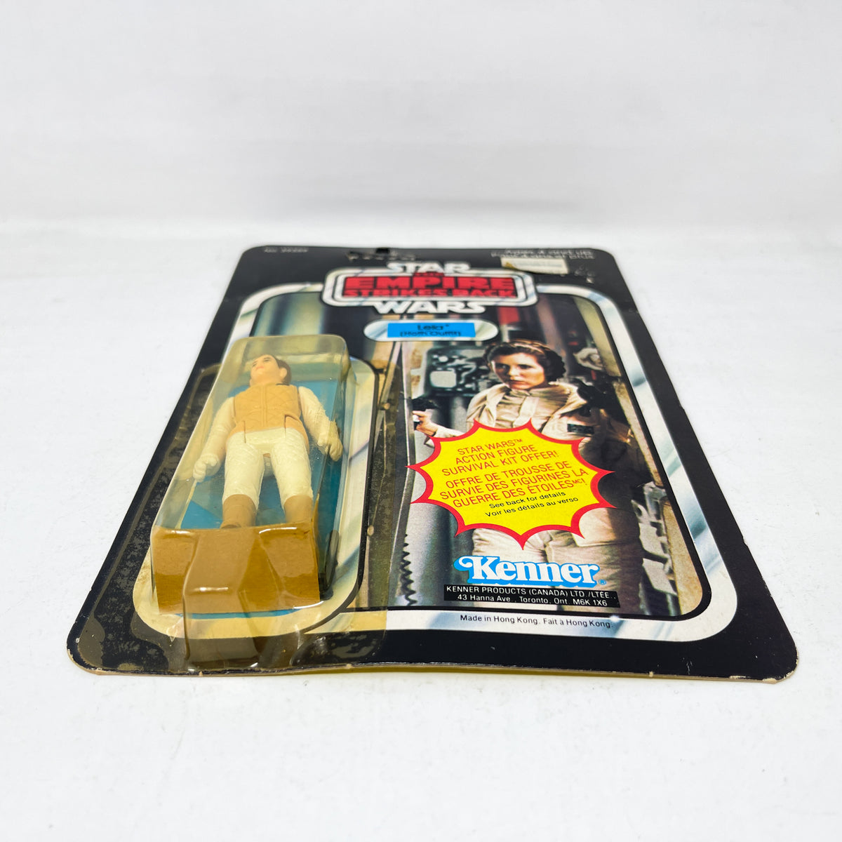 Leia (Hoth Outfit) ESB 41A-back Canadian Cardback - Mint on Card - Vintage Kenner 1981