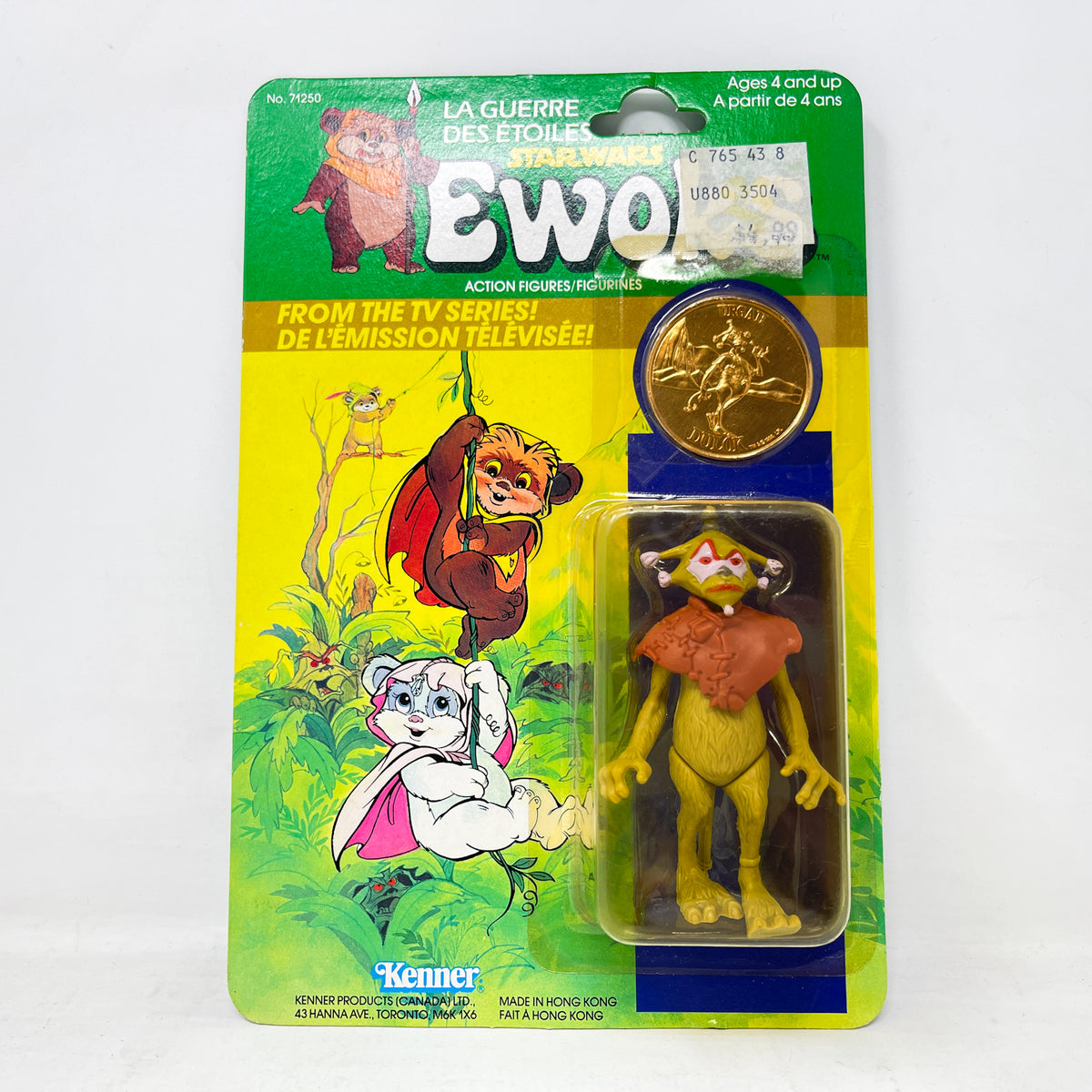 Ewoks Lady Urgah - Mint on Card Canadian - Vintage Kenner (1985)