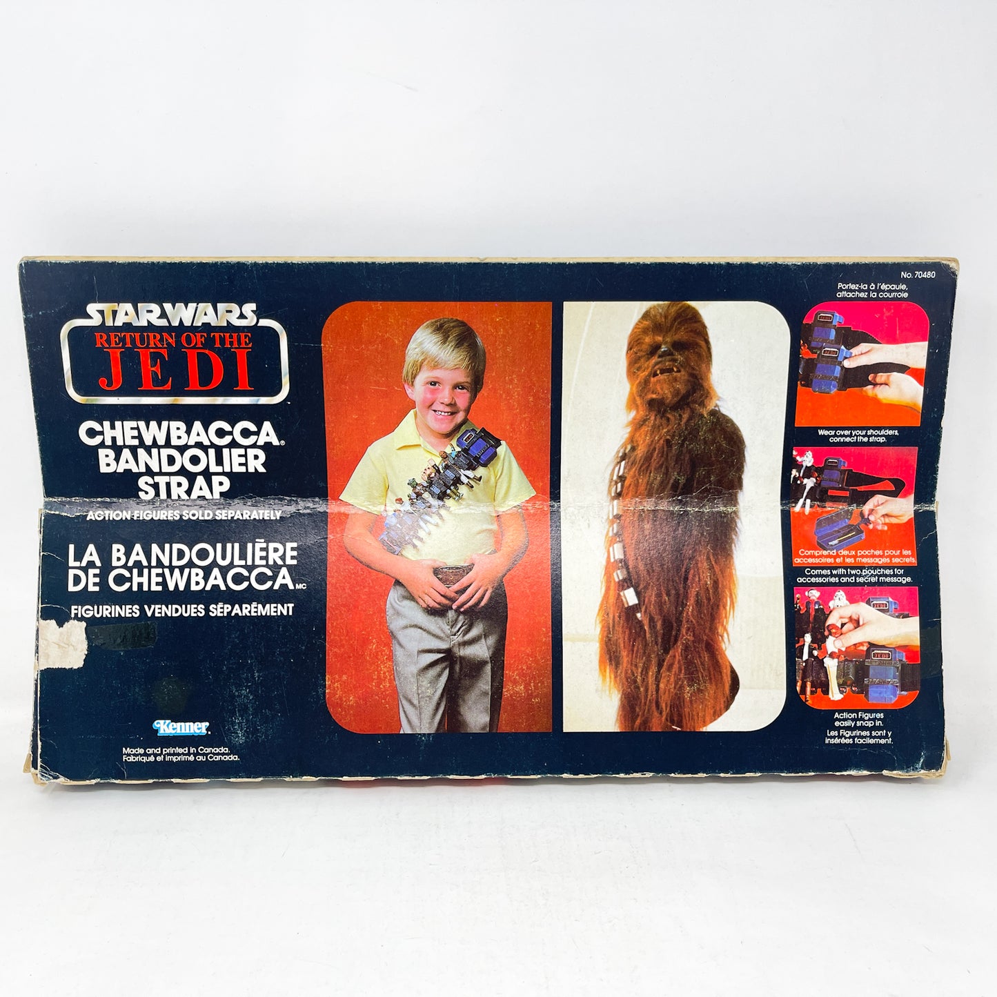 Chewbacca Bandolier Strap in Canadian Box - Vintage Kenner (1984)