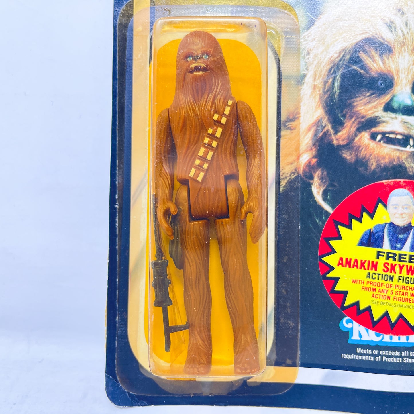 Chewbacca ROTJ 77B Back - Mint on Card - Vintage Kenner (1983)