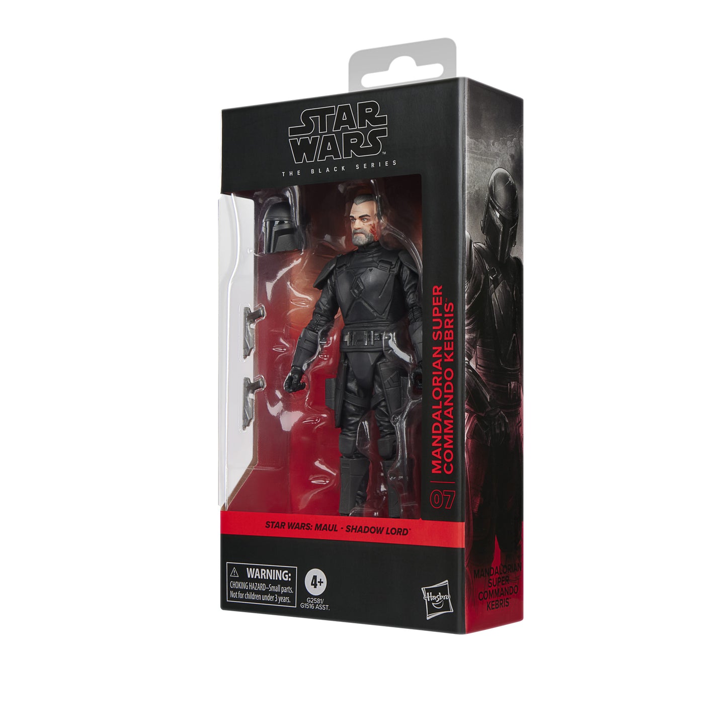Pre-Order Mandalorian Super Commando Kebris (Maul Shadow Lord #07) - Hasbro Black Series (2026)