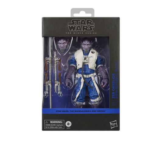 Pre-Order Zeb Orrelios (New Republic Pilot) Deluxe - The Mandalorian and Grogu #07 - Hasbro Black Series (2026)