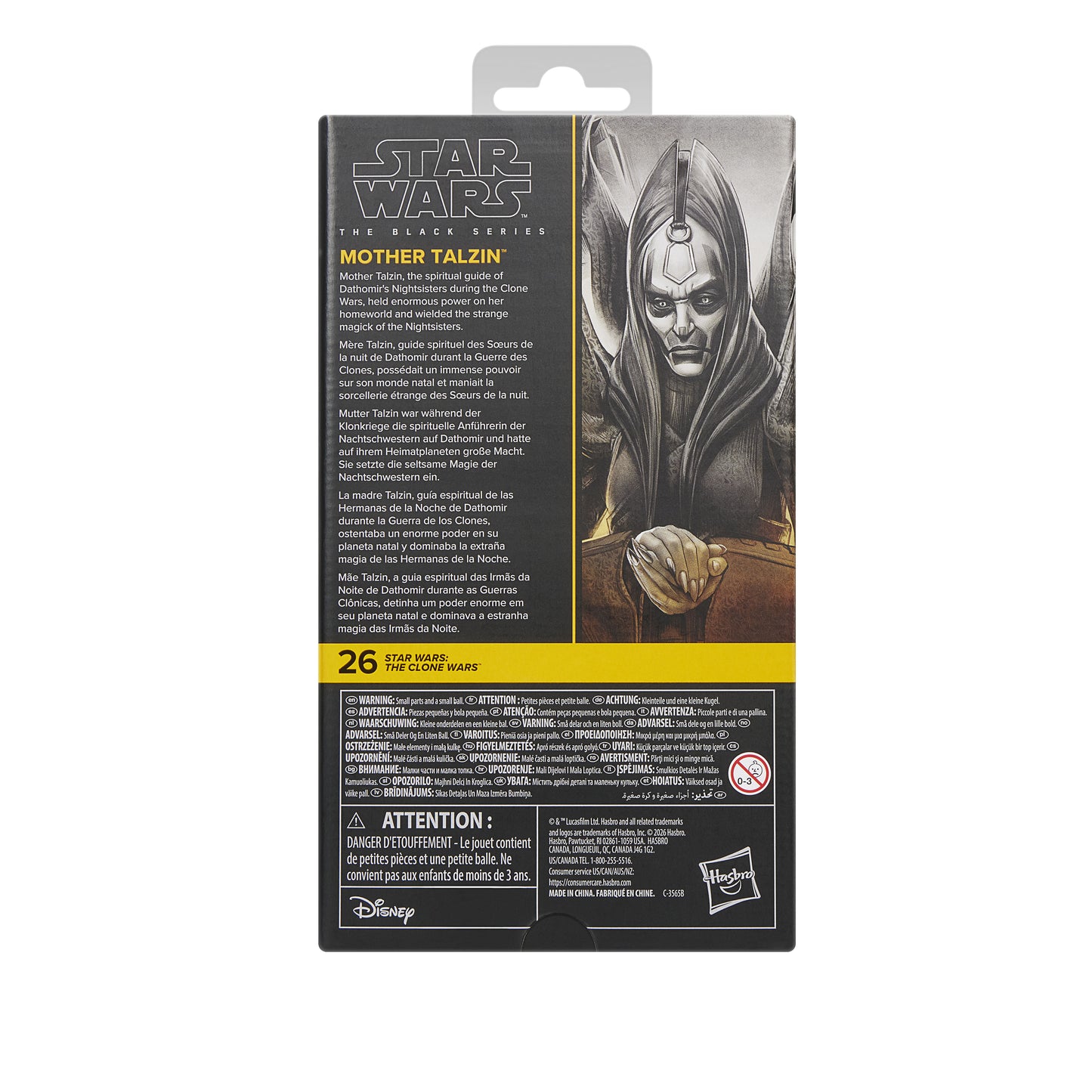 Pre-Order Mother Talzin (The Clone Wars #26) - Hasbro Black Series (2026)