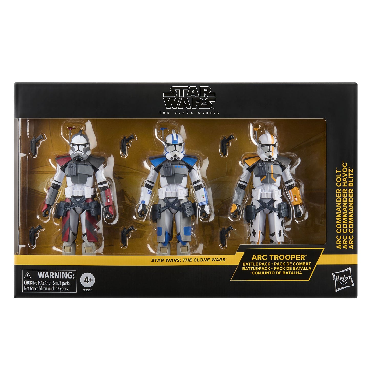 Pre-Order ARC Trooper Battle Pack (Havoc, Colt, Blitz) - Hasbro Black Series (2026)