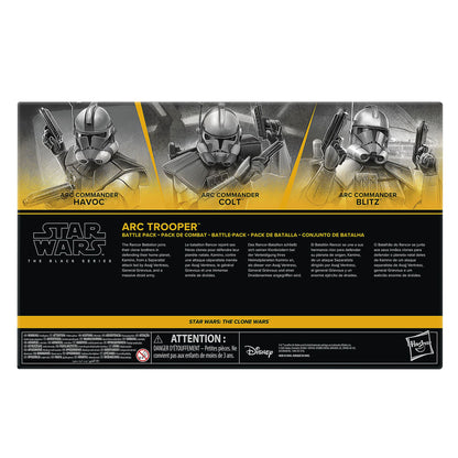 Pre-Order ARC Trooper Battle Pack (Havoc, Colt, Blitz) - Hasbro Black Series (2026)