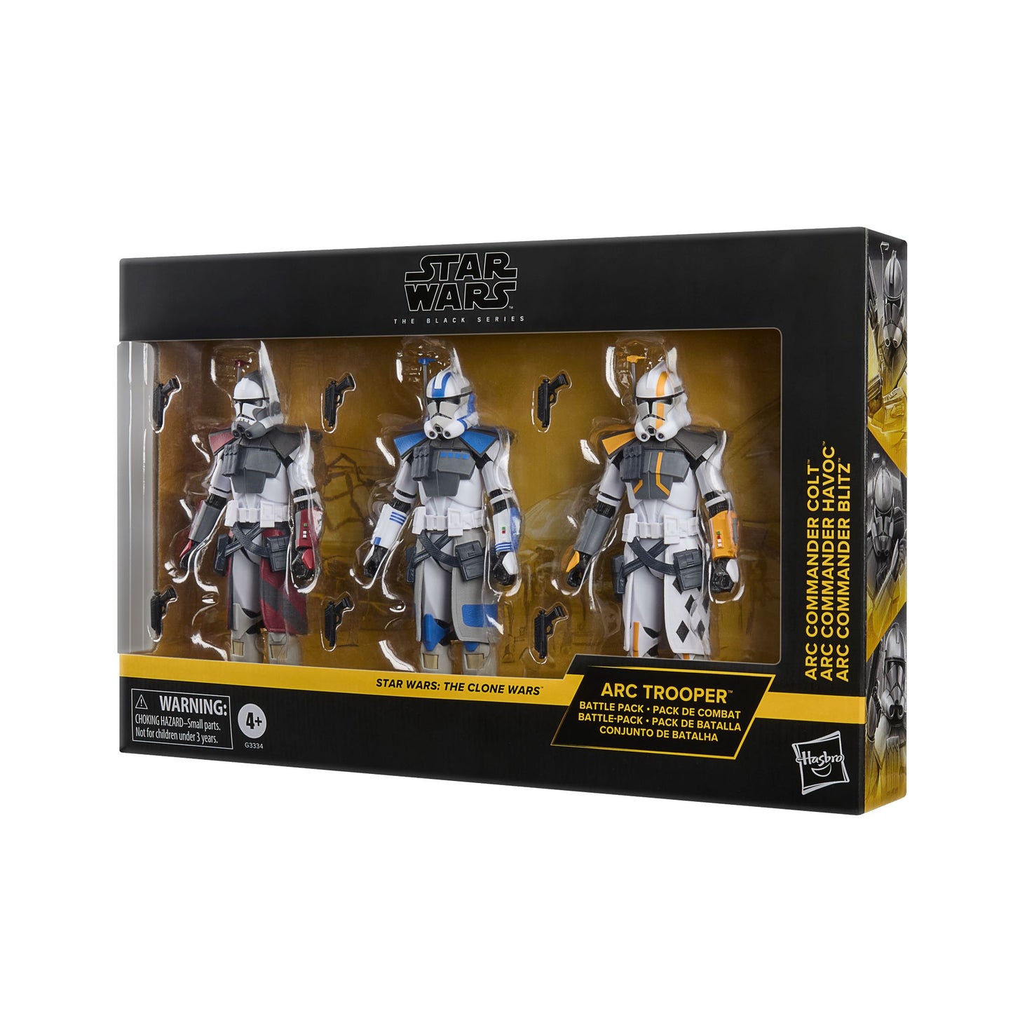 Pre-Order ARC Trooper Battle Pack (Havoc, Colt, Blitz) - Hasbro Black Series (2026)