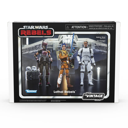 Pre-Order VC425, 426 & 427 Lothal Rebels Set 3 Pack (Ezra, Sabine & Kanan) - Hasbro Vintage Collection (2027)