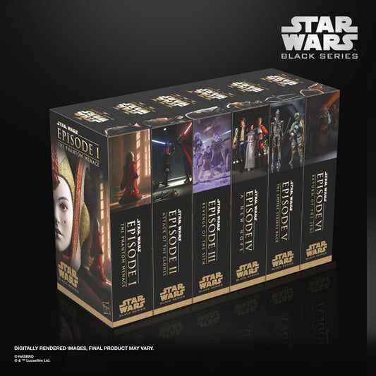 Pre-Order Saga Collection VHS Multipack (Episodes I to VI) - Hasbro Black Series (2027)