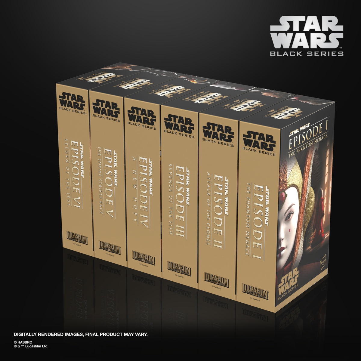 Pre-Order Saga Collection VHS Multipack (Episodes I to VI) - Hasbro Black Series (2027)