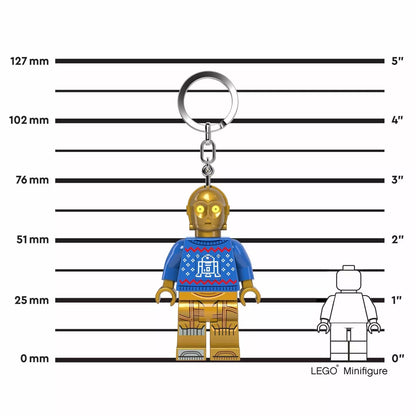 LEGO Star Wars Holiday C-3PO Keychain Flashlight