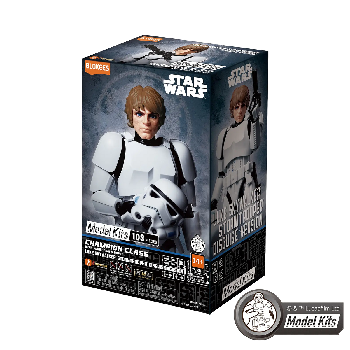 Luke Skywalker Stormtrooper Disguise (Champion Class 04) – Blokees Star Wars Model Kit (2025)