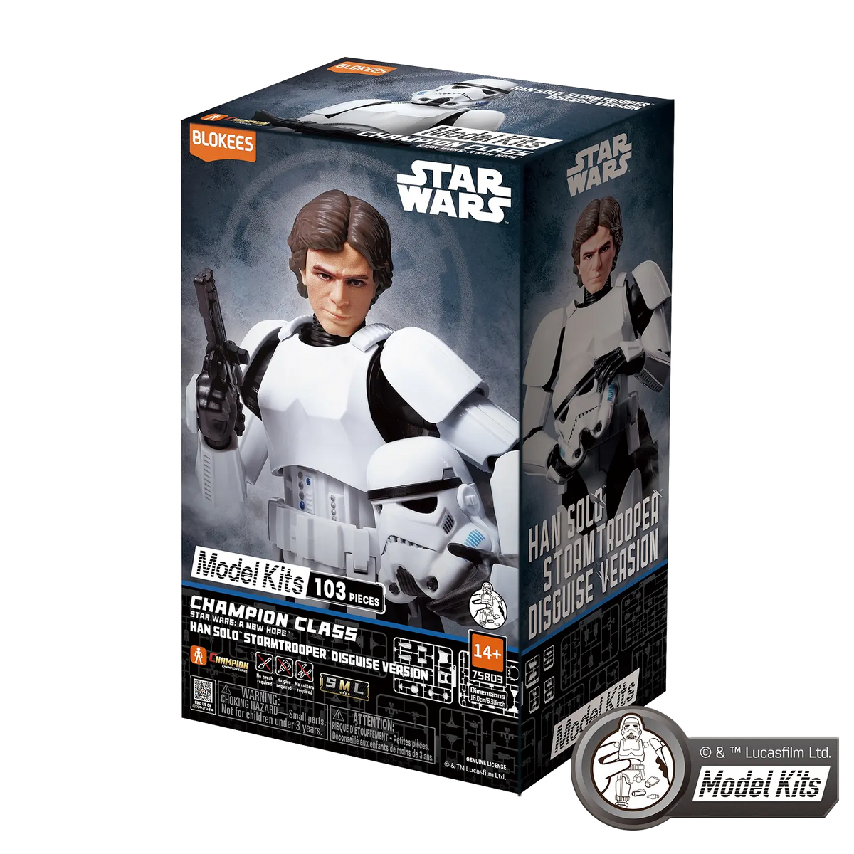 Han Solo Stormtrooper Disguise (Champion Class 03) – Blokees Star Wars Model Kit (2025)