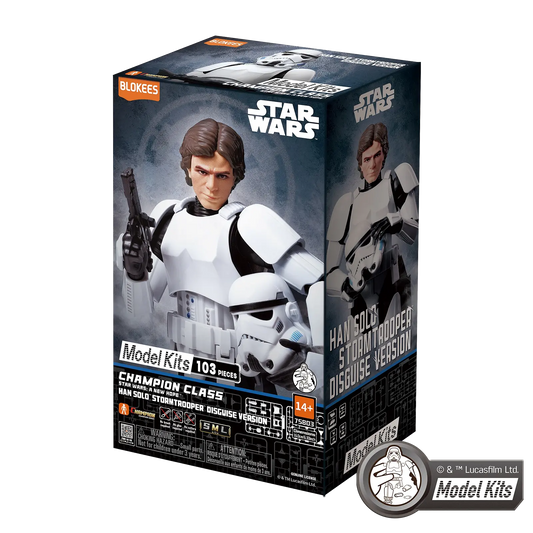 Han Solo Stormtrooper Disguise (Champion Class 03) – Blokees Star Wars Model Kit (2025)