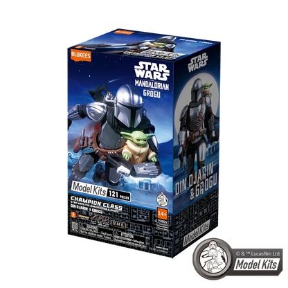 Mandalorian and Grogu (Champion Class 05) – Blokees Star Wars Model Kit (2025)