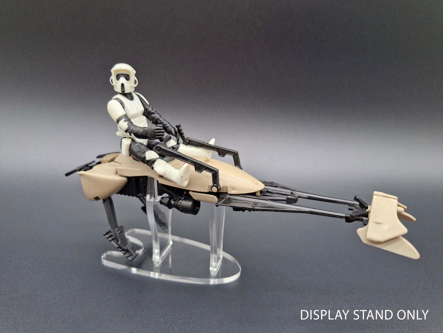 Acrylic Display Stand for Speeder Bike (Vintage, POTF2, Legacy)