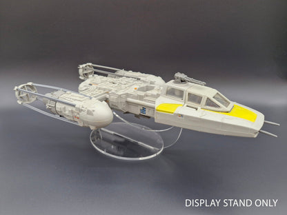 Acrylic Display Stand for Y-Wing (Vintage, POTF2, 30th, TVC)