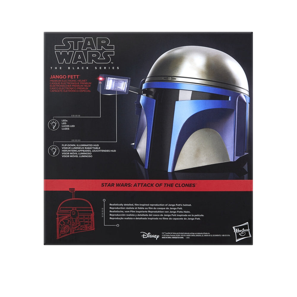 Pre-Order Jango Fett Electronic Helmet - Hasbro Black Series (2026)