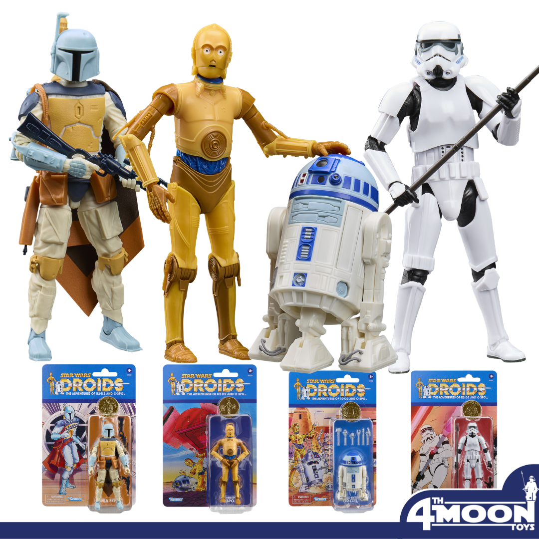 Pre-Order DROIDS Cartoon Archive Wave - Sealed Case of 6 - Hasbro Black Series (2026)