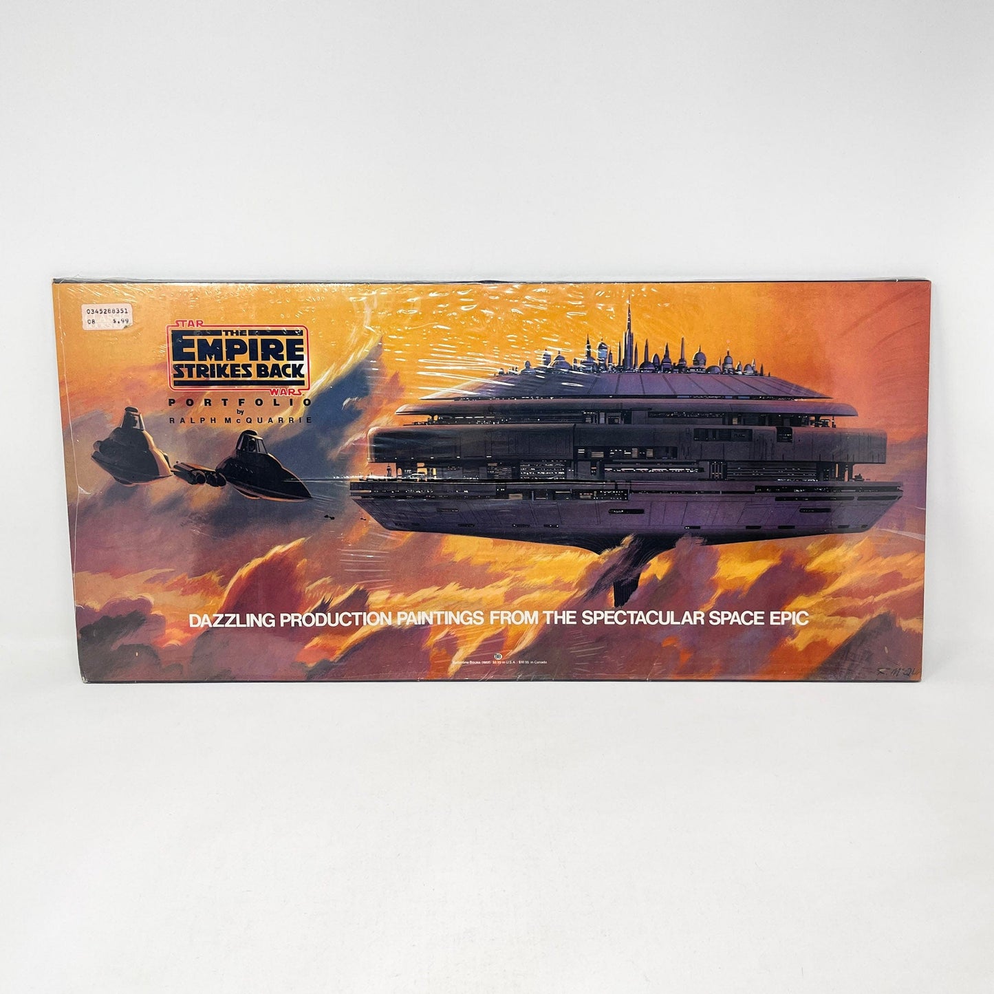 Vintage 4th Moon Toy Shop Star Wars Non-Toy Empire Strikes Back Ralph McQuarrie Portfolio - Sealed