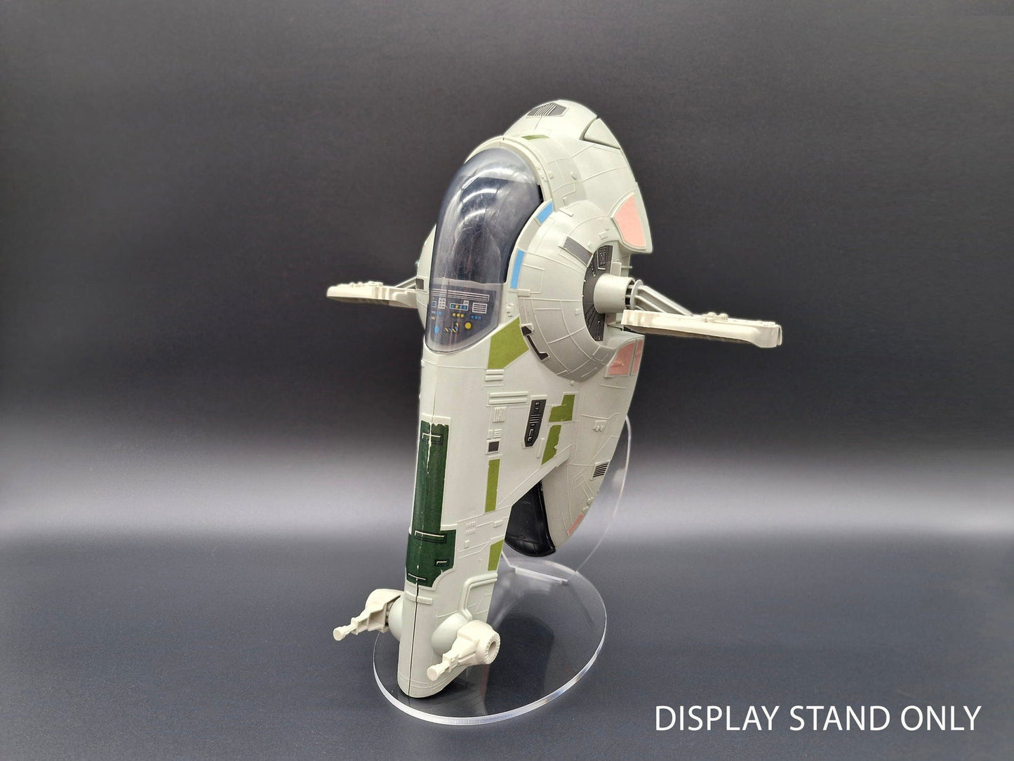 Vintage 4th Moon Toys Star Wars Supplies Acrylic Display Stand for Slave 1 (Vintage, POTF2, Shadows of the Empre, AOTC)