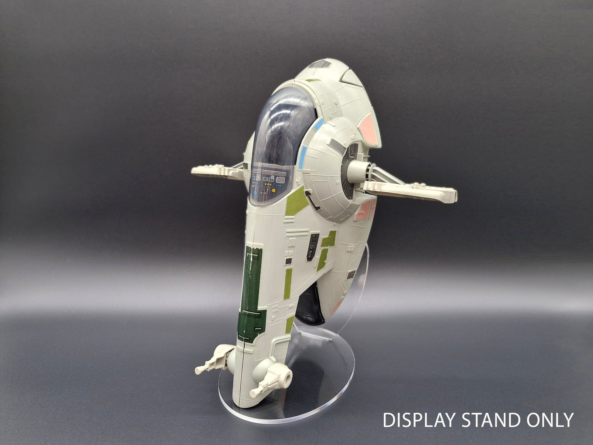 Vintage 4th Moon Toys Star Wars Supplies Acrylic Display Stand for Slave 1 (Vintage, POTF2, Shadows of the Empre, AOTC)