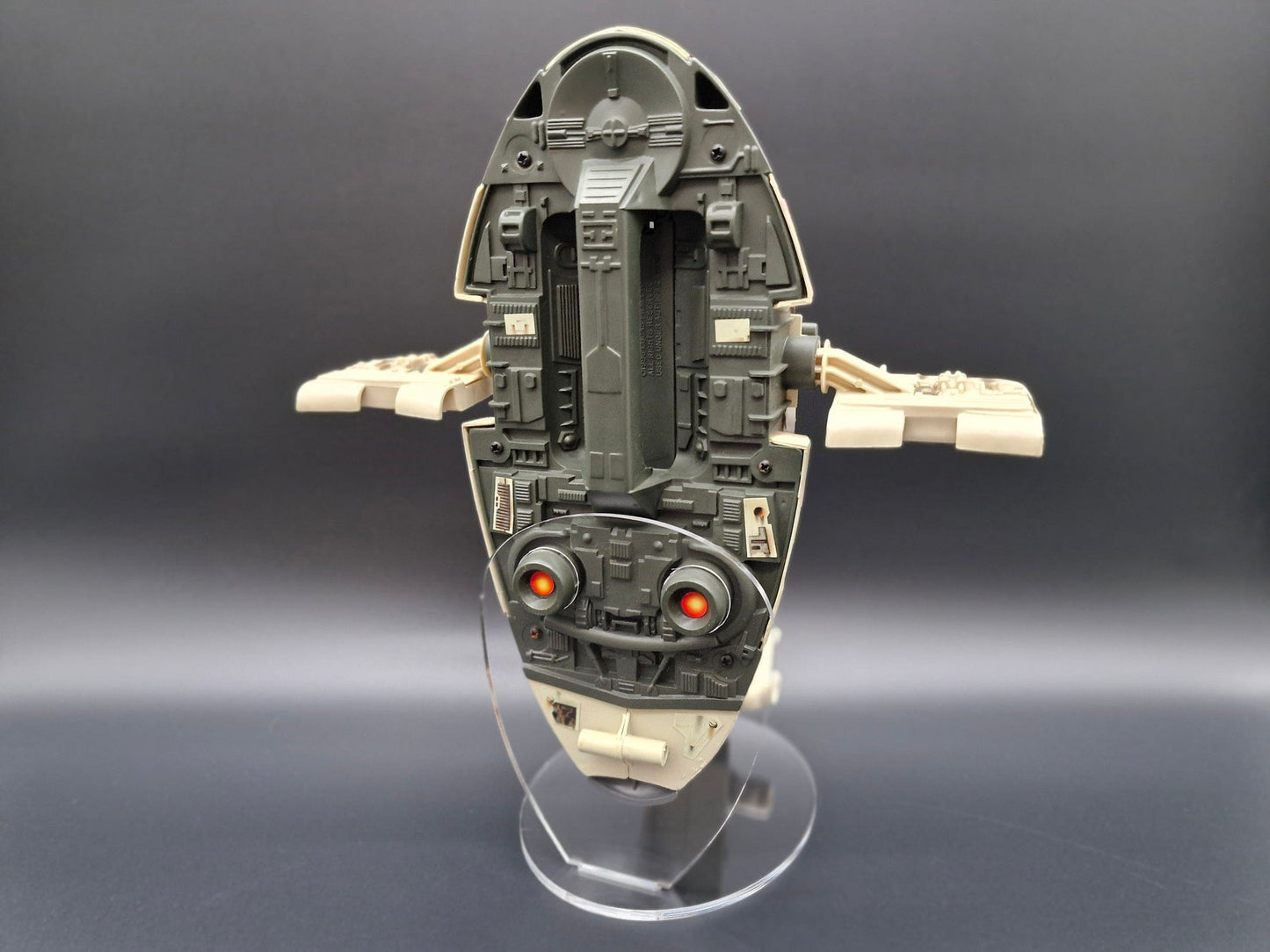 Vintage 4th Moon Toys Star Wars Supplies Acrylic Display Stand for Slave 1 (Vintage, POTF2, Shadows of the Empre, AOTC)