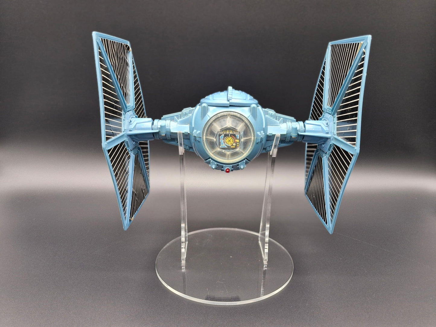 Vintage 4th Moon Toys Star Wars Supplies Acrylic Display Stand for TIE Fighter (Vintage White, Vader, Interceptor & POTF2)