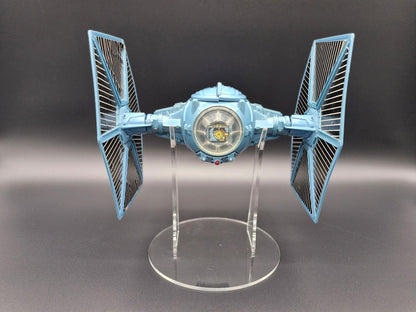 Vintage 4th Moon Toys Star Wars Supplies Acrylic Display Stand for TIE Fighter (Vintage White, Vader, Interceptor & POTF2)