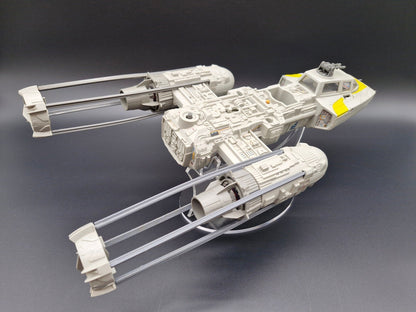 Vintage 4th Moon Toys Star Wars Supplies Acrylic Display Stand for Y-Wing (Vintage, POTF2, 30th, TVC)