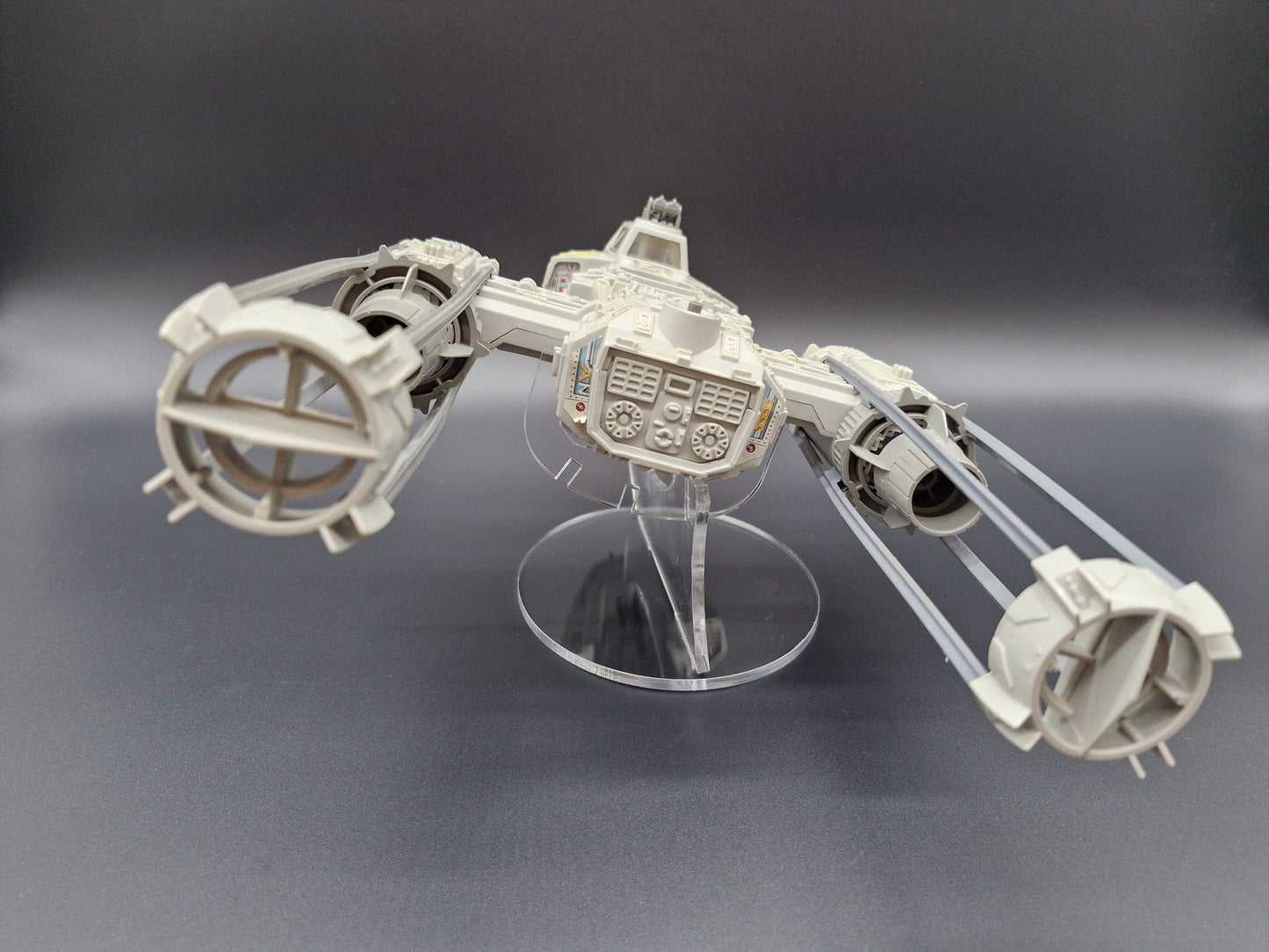 Vintage 4th Moon Toys Star Wars Supplies Acrylic Display Stand for Y-Wing (Vintage, POTF2, 30th, TVC)